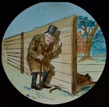 Magic Lantern Slide THE OLD