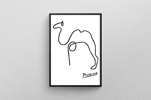 Picasso camel line drawing - picasso's,