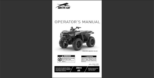 2023 artic cat alterra - cat, 600