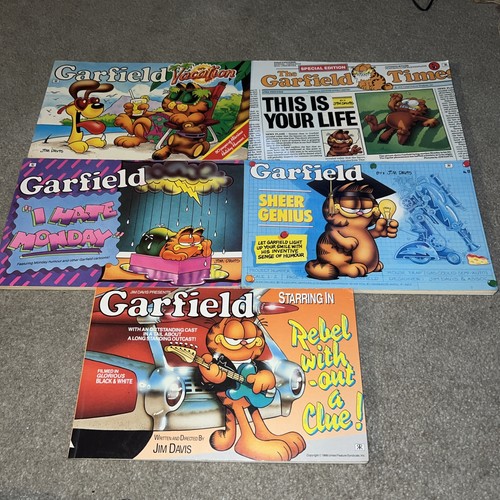 1980s vintage garfield comic - garfield,