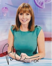 CAROL VORDERMAN GORGEOUS TV STAR 2 x SIGNED PHOTO PRINTS MEMORABILIA BOGOF 