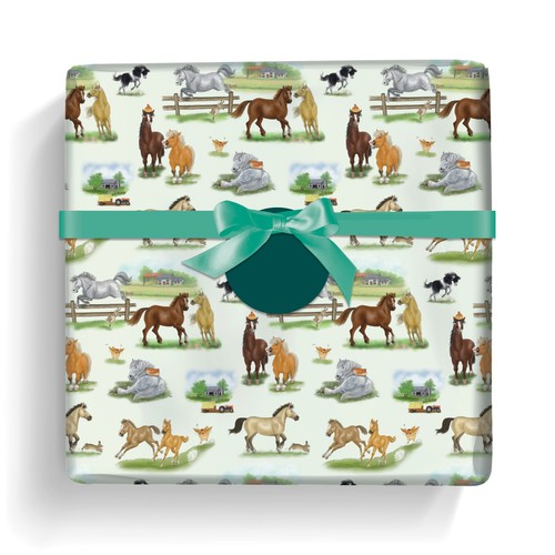 Gift wrap tags alison - &,