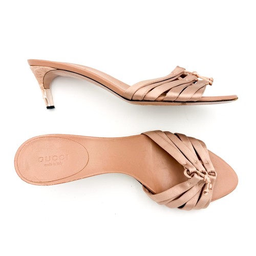 Gucci satin corset mule - corset,