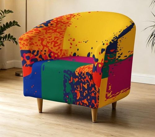 Tub chair slipcover spandex - tub,