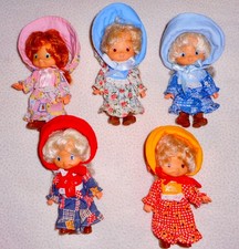 5 x HOLLY HOBBIE 5” DOLLS