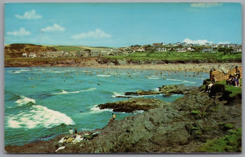 Polzeath cornwall view from - cornwall,