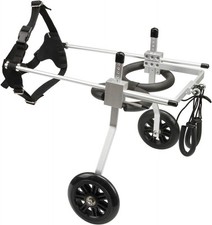 DOG MOBILITY WHEELCHAIR DISABLED AID WALKING FRAME LIGHTWEIGHT HD ALUMINUM ALLOY