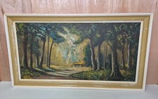 Vintage Oil On Canvas Paint