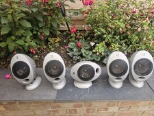 KEF HTS2001  Surround Sound Speakers x 5 in silver SP 3375 All work 