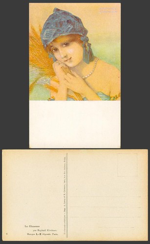 Raphael kirchner old postcard - raphael,