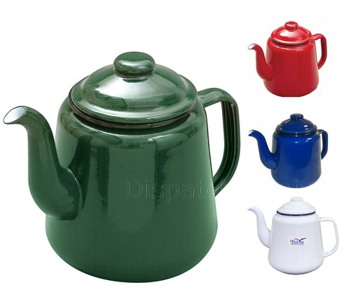 Enamel teapot falcon - teapot,