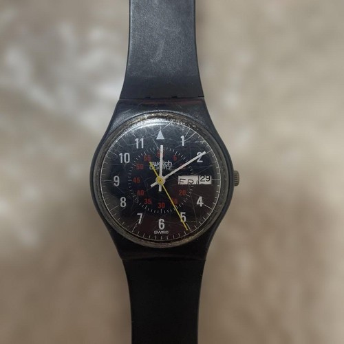 1985 year vintage swatch - year, watch