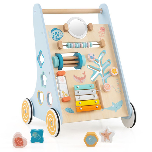 Wooden baby walker push along - baby,