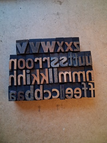Vintage wooden letterpress - wooden,