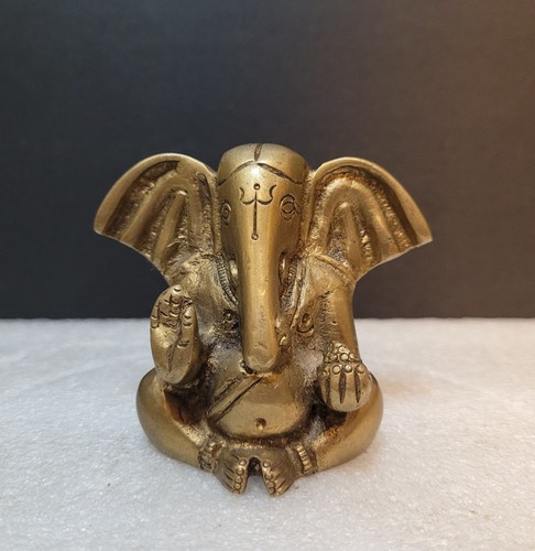 Vintage brass ganesha ganesh - -,