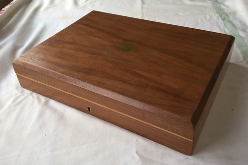 Antique mahogany box - mahogany, –