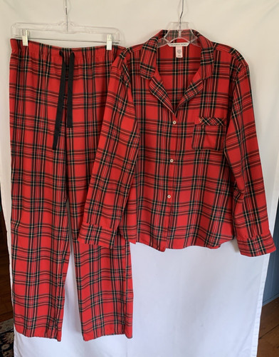 Victoria secret flannel red - victoria's,