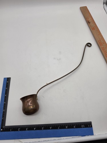 Unmarked brown brandy warmer - unmarked,