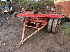 5th wheel drawbar trailer fairground showmans shepherds hut low loader chassis