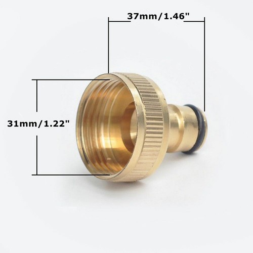 Brass quick release coupling - brass,