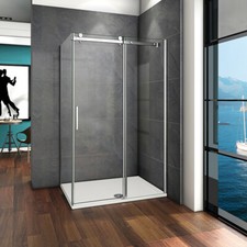 Aica frameless sliding shower - sliding,