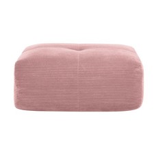 Pink Corduroy Corner Sofa with
