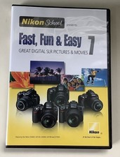 DVD 3 CD set Nikon School Fast Fun & Easy 7 for D3000 D3100 D5000 D5100 D7000