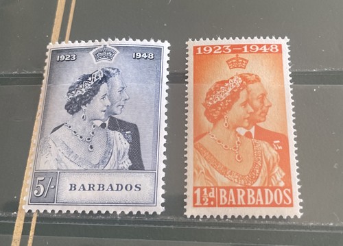 Barbados kgvi 1948 - barbados, silver