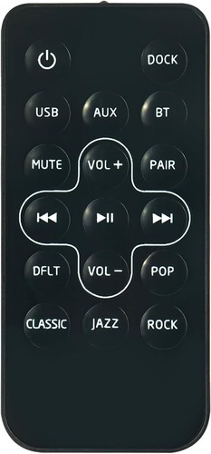 Replaced remote control fit - remote,