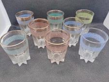 VINTAGE Set 8 x Gilt Sugar