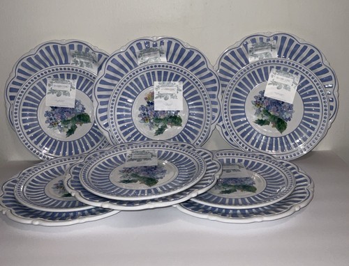 Shabby chic blue hydrangeas - shabby,