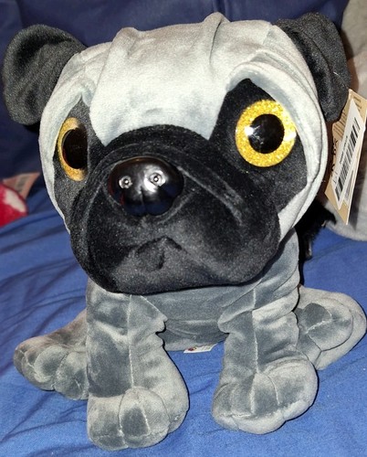 Squashy paws pug grey and - paws,