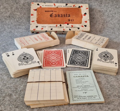 Canasta playing cards - canasta, auto
