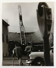1960s Fireman Ladder Fire