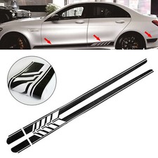 2pcs Black Sport Racing Plaid