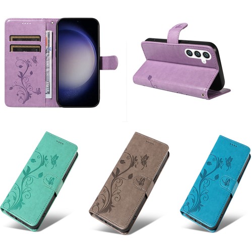 Butterfly flower wallet - flower, phone
