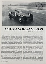 1962 Road Test Lotus Super
