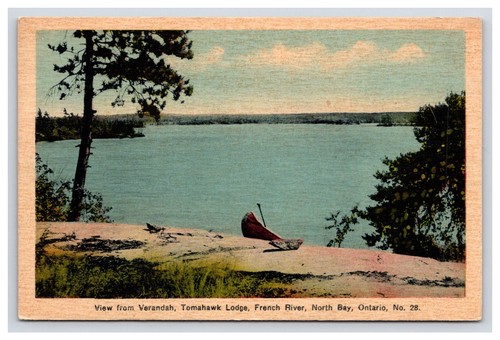 Postcard view from - on,