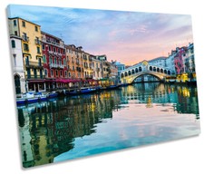 Rialto Bridge Venice Italy CANVAS WALL ART Box Framed
