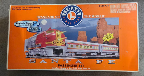 Lionel santa passenger set - santa, fe