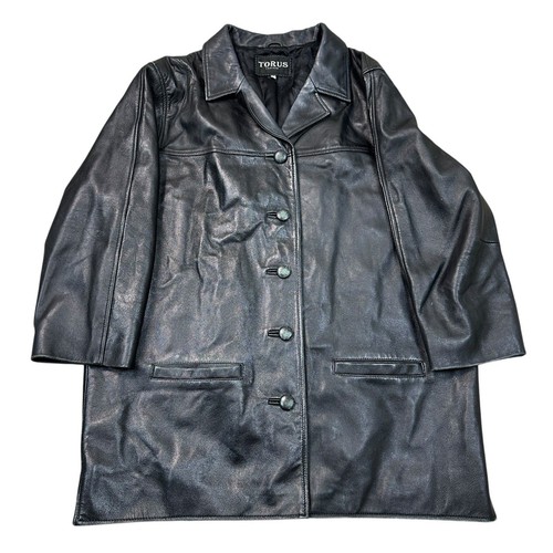 Torus real leather jacket coat - leather,