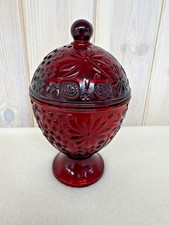 Vintage Avon Cranberry Red