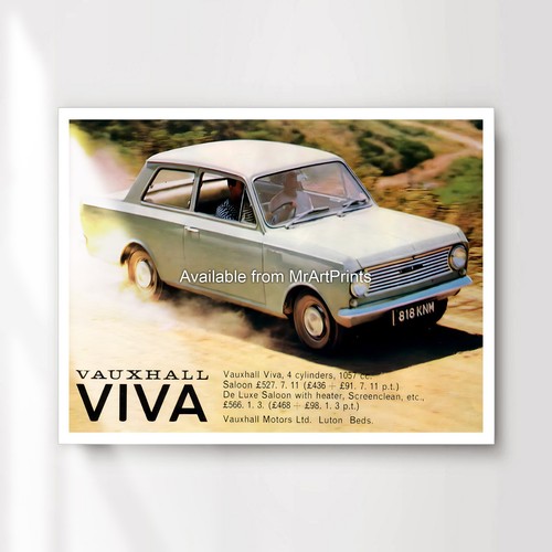 Vauxhall viva car advertising - viva,