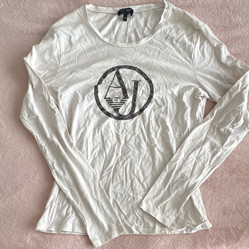 Armani jeans logo white - jeans,