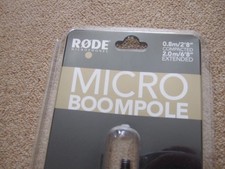Rode micro boom pole for film 0.8m/2m BRAND NEW UNUSED