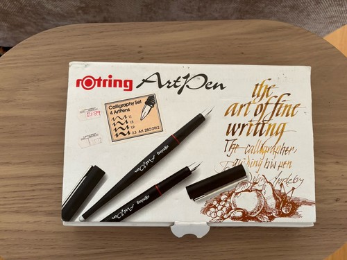 Rotring calligraphy set art - calligraphy, 4