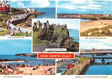 TOPIGRAPHICAL POSTCARD N IRELAND PORTSTEWART  CONTINENTAL SIZE GD PLUS V G