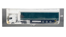 UNIVERSAL HOBBIES 1/50 - SCANIA R730 WHITE TRACTOR & REFINISHED GREEN TRAILER