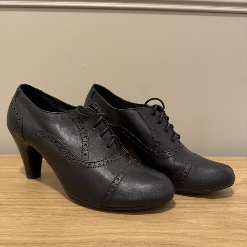 Clarks brogue heels - clarks,