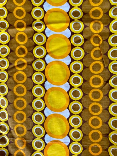 Vintage 70s fabric 44x50 - 70s, 44x50"